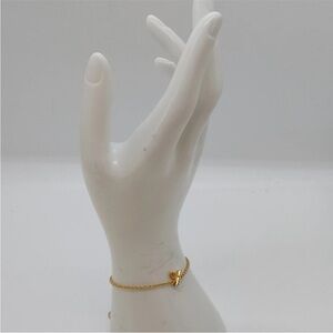 LOUIS VUITTON Gold Charm Bracelet